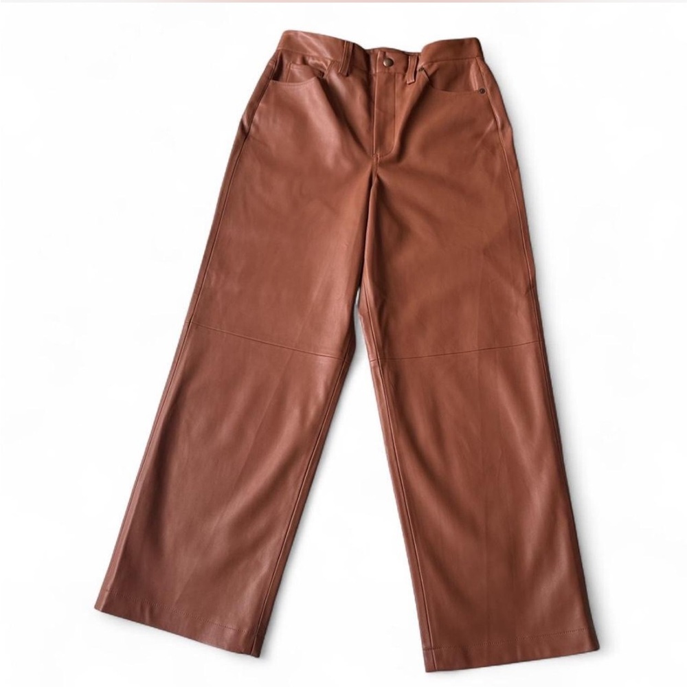 Blank NYC "The Baxter" Ribcage Straight Leg Faux Leather Pants.